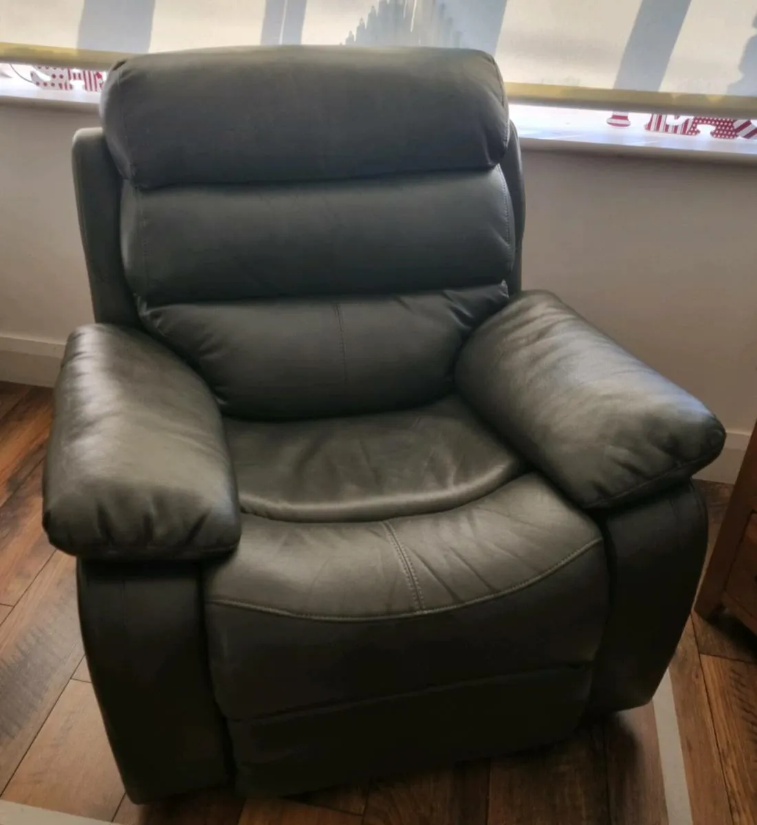 Dark Gray Recliner Sofa and Armchairs 3-1-1 - Image 2