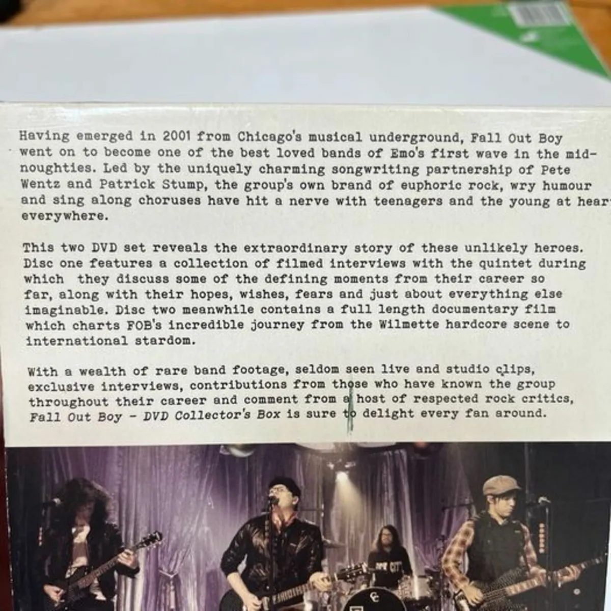 Fall Out Boy -  2 x DVD Box Set. - Image 3