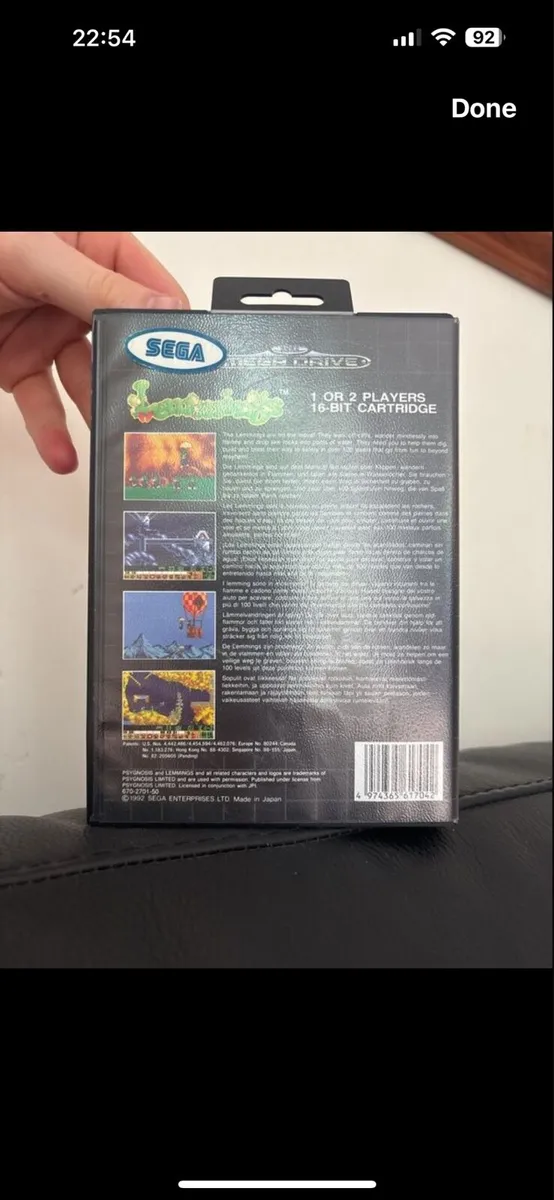 Lemmings 1 - Sega Mega Drive (with original box) - Image 2