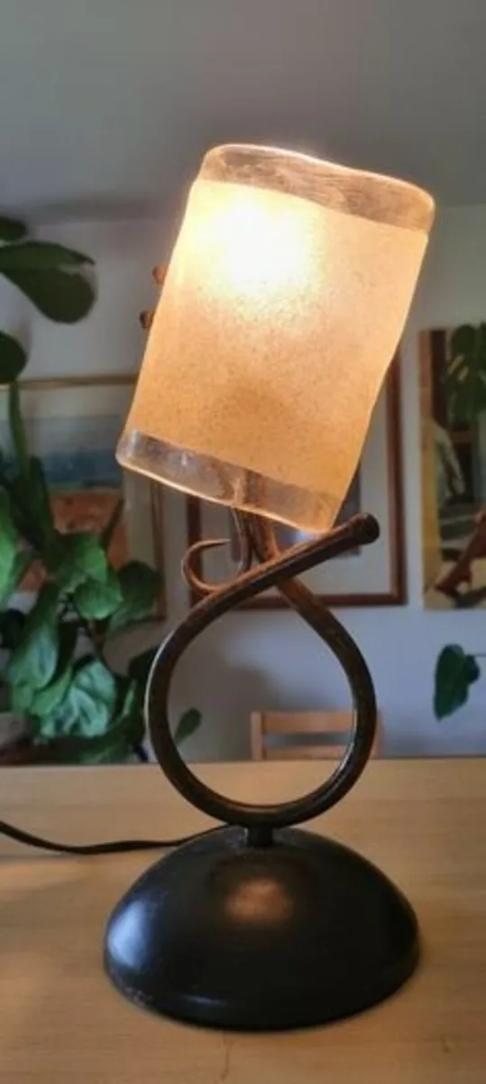 Vintage brass lamp - Paul Neuhaus - Image 1