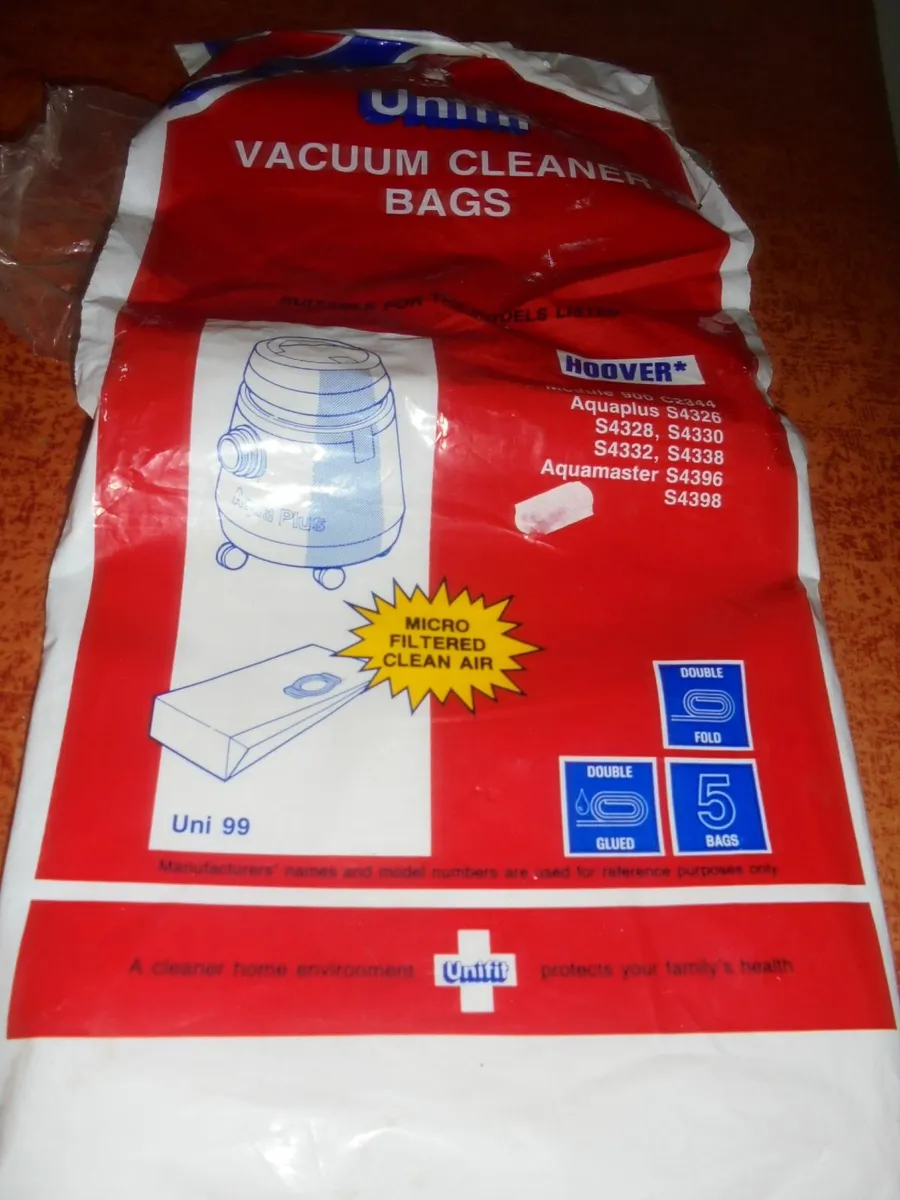 Unifit Vacuum Cleaner Bags for Sale x 3 - Image 1