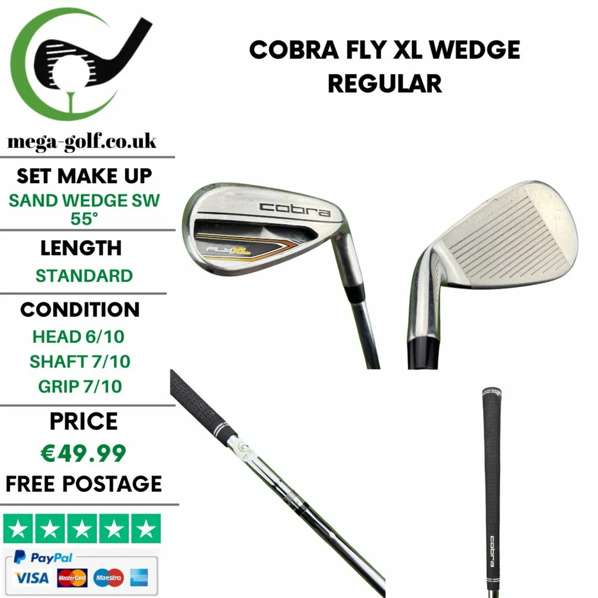 Cobra Fly XL Wedge Sw 55° / Regular - Image 1