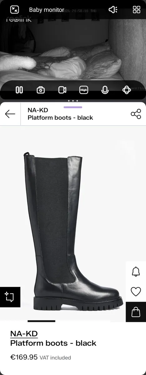 NA-KD knee high boots - Image 1