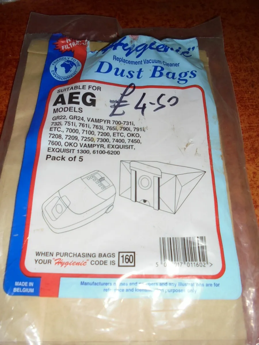 Hoover Bags x 3 for Sale - Image 1