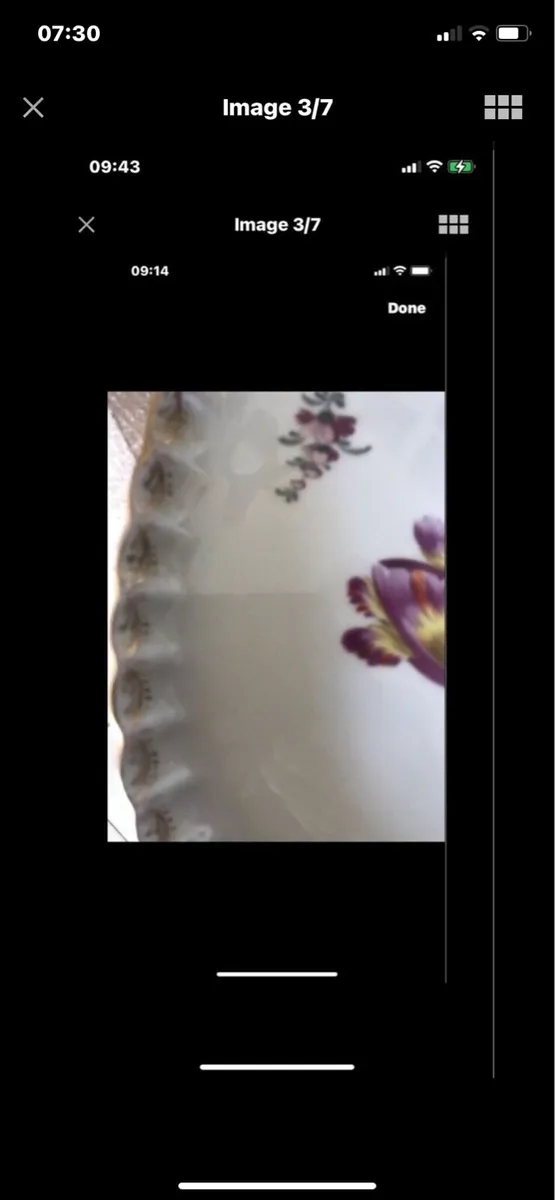 Antique Meissen Hand Painted Dish - Image 3