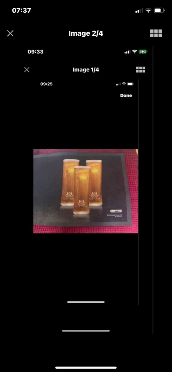 Large Carling Bar Runner/ Drip Mat - Image 1