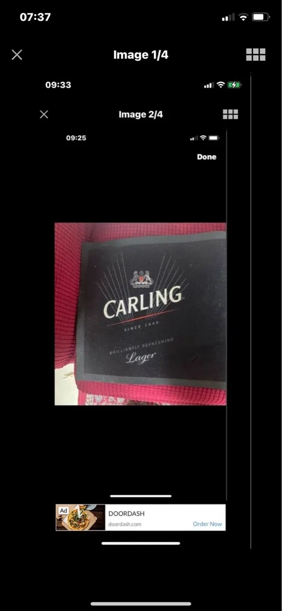 Large Carling Bar Runner/ Drip Mat - Image 2