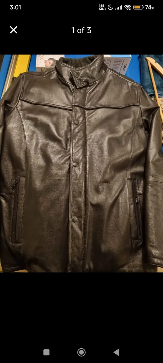 Bugatti leather jacket - Image 1