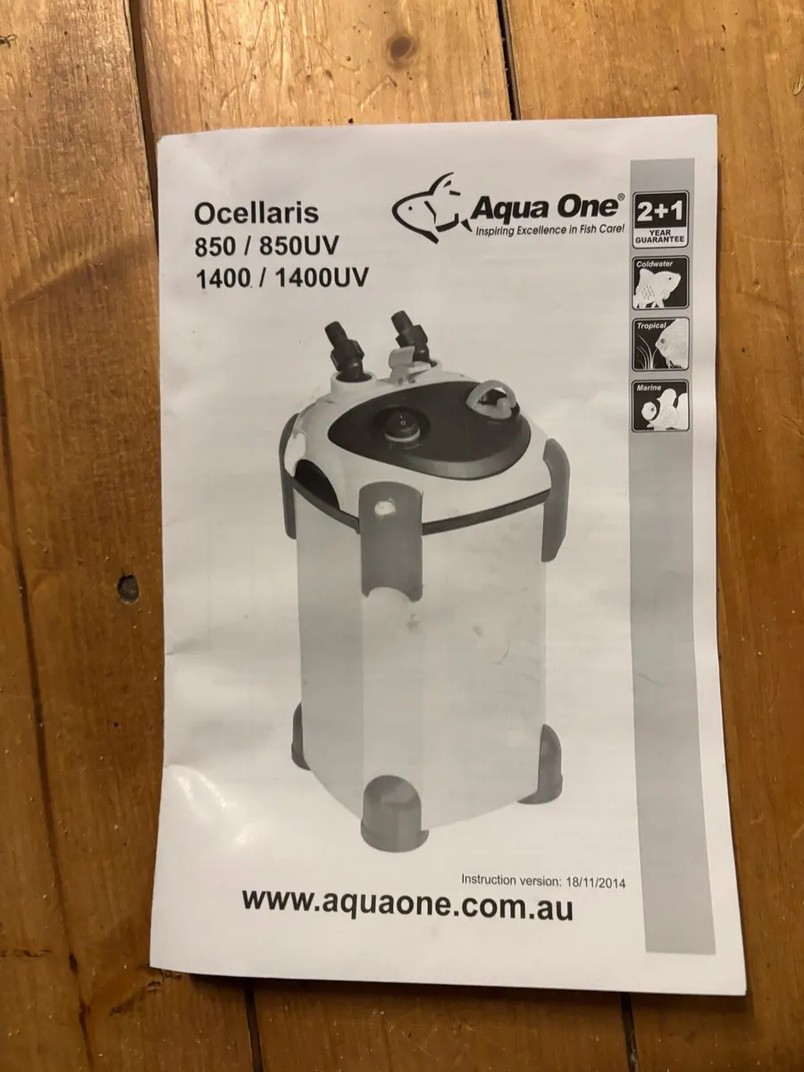 Fish tank 180L, Canister Filter and Accessories - Image 3