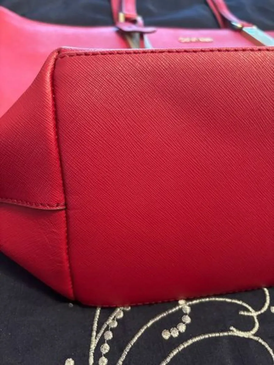 Calvin Klein red Tote Sofiano Hand bag - Image 3