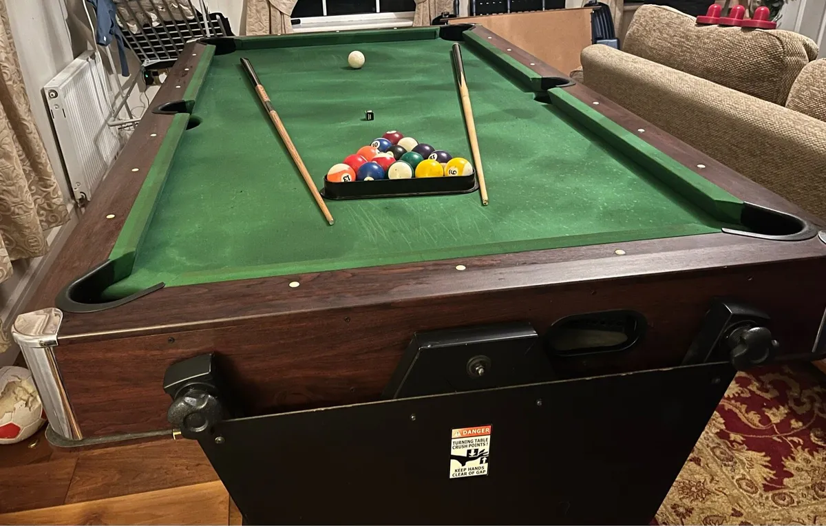 Pool table & Air Hockey Table - Image 1