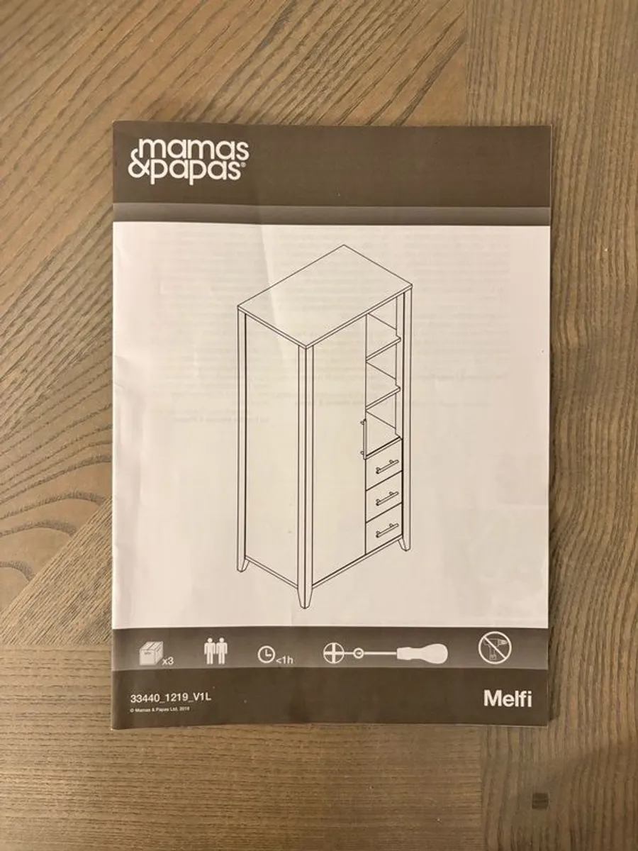 Mamas & Papas Navy Wardrobe - Image 3