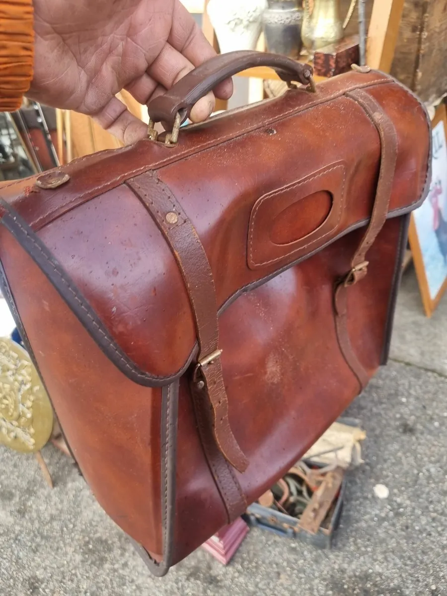 Vintage real leather bag - Image 1