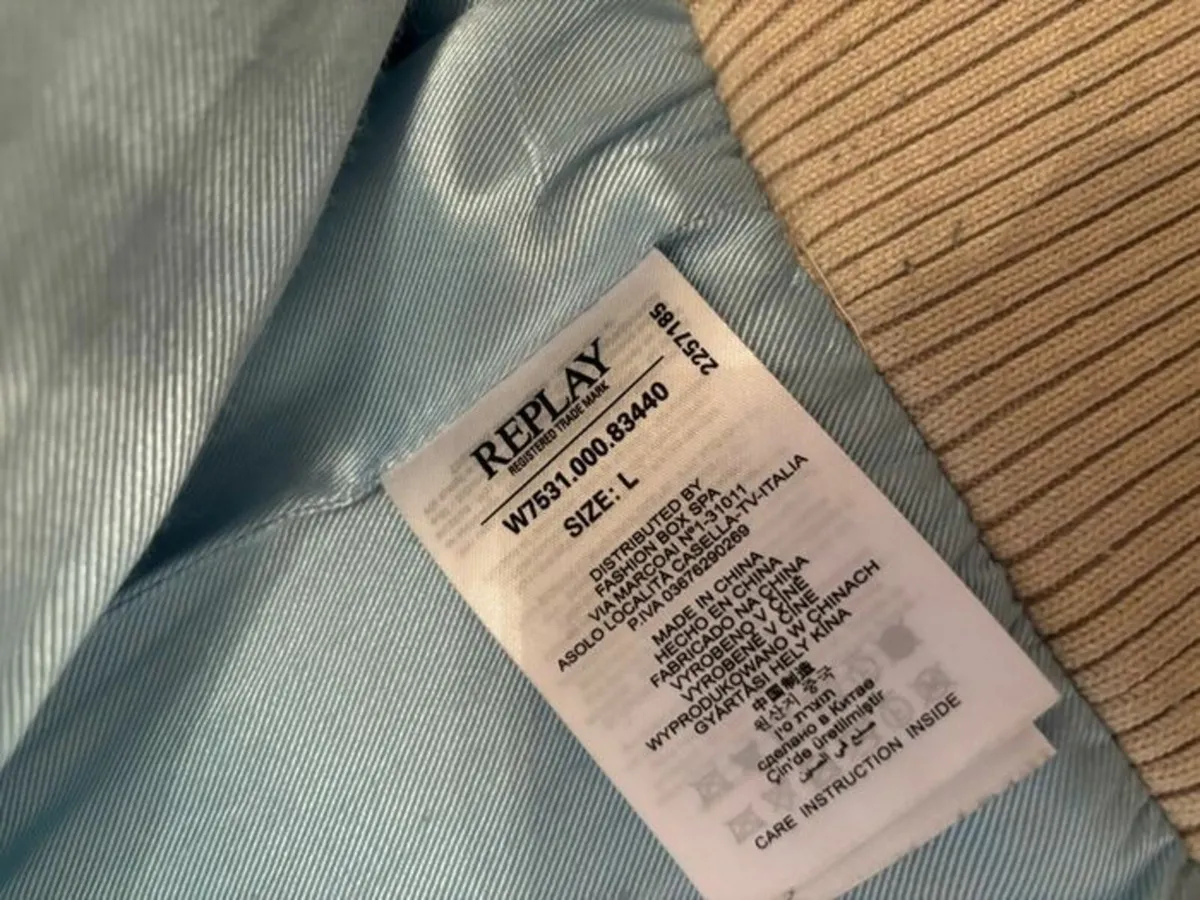 Replay womens Jacket size L 12-14uk VGC - Image 4