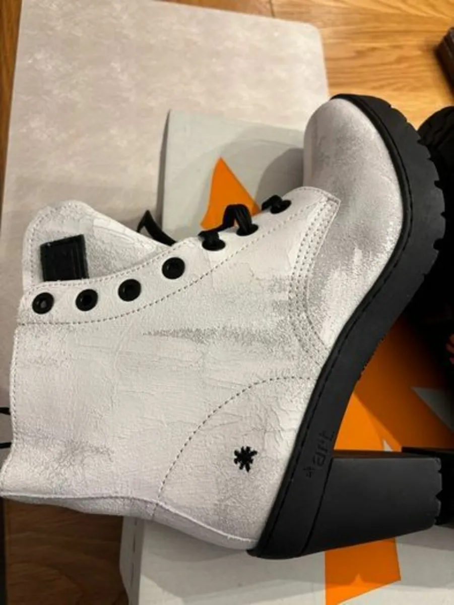 ART full leather white boots 7uk 41eu NEW in Box - Image 2
