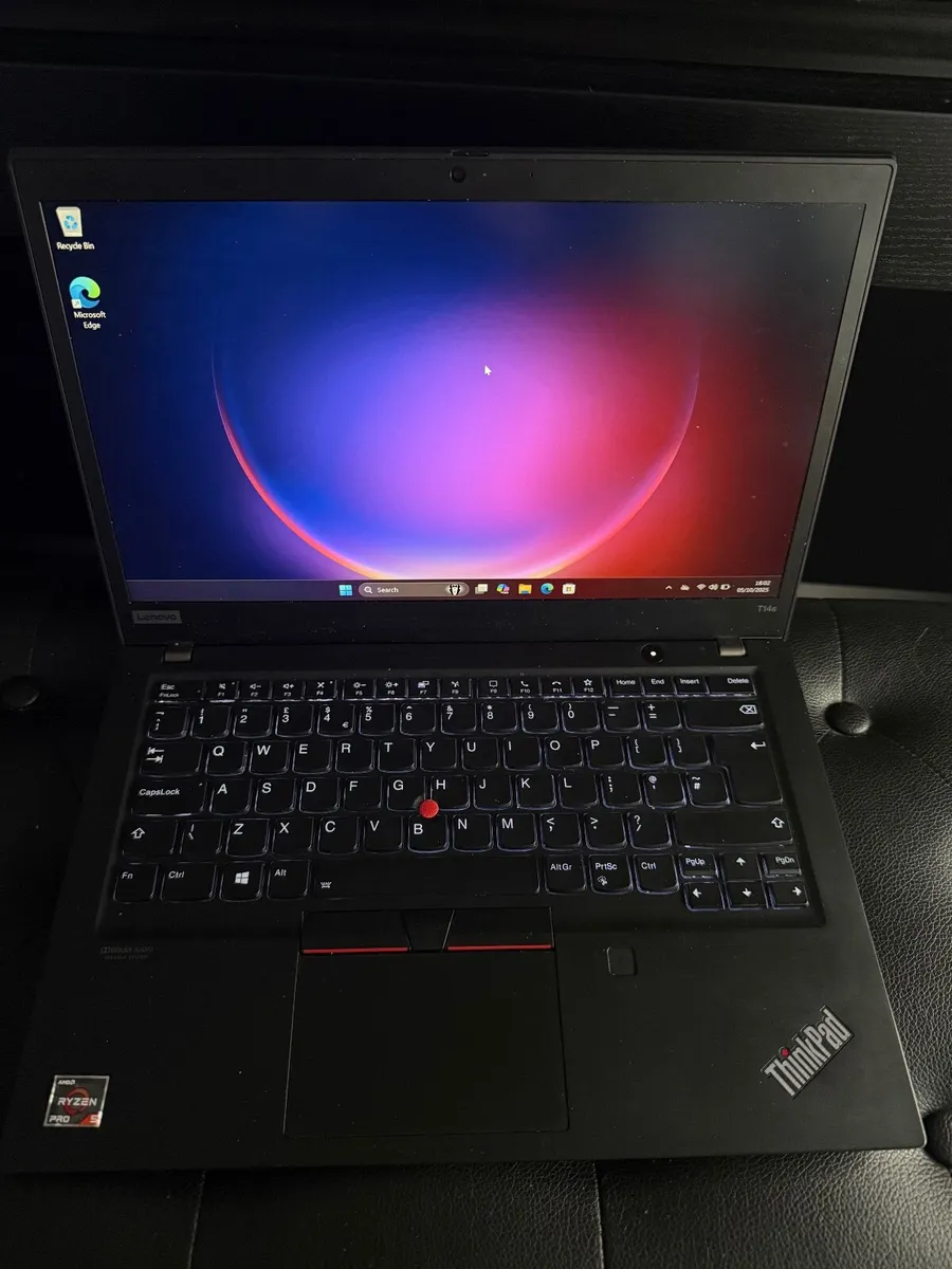 Lenovo ThinkPad T14s Laptop Ryzen5/8GB/256SSD/FHD - Image 1