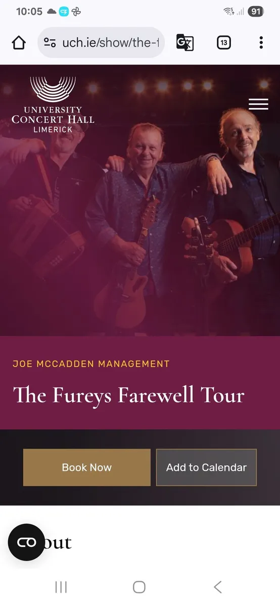 The Fureys Farewell Tour