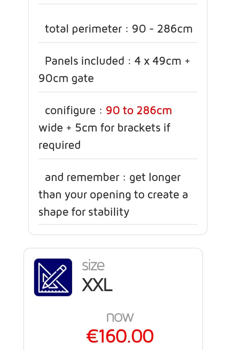5-panel easyshut XL baby gate ( 90 - 450 cm +) - Image 2