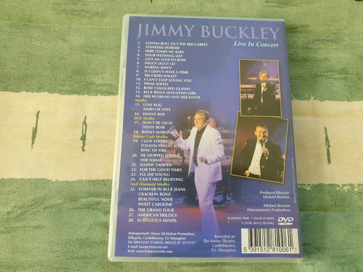 Jimmy Buckley DVD Live in Concert - Image 2