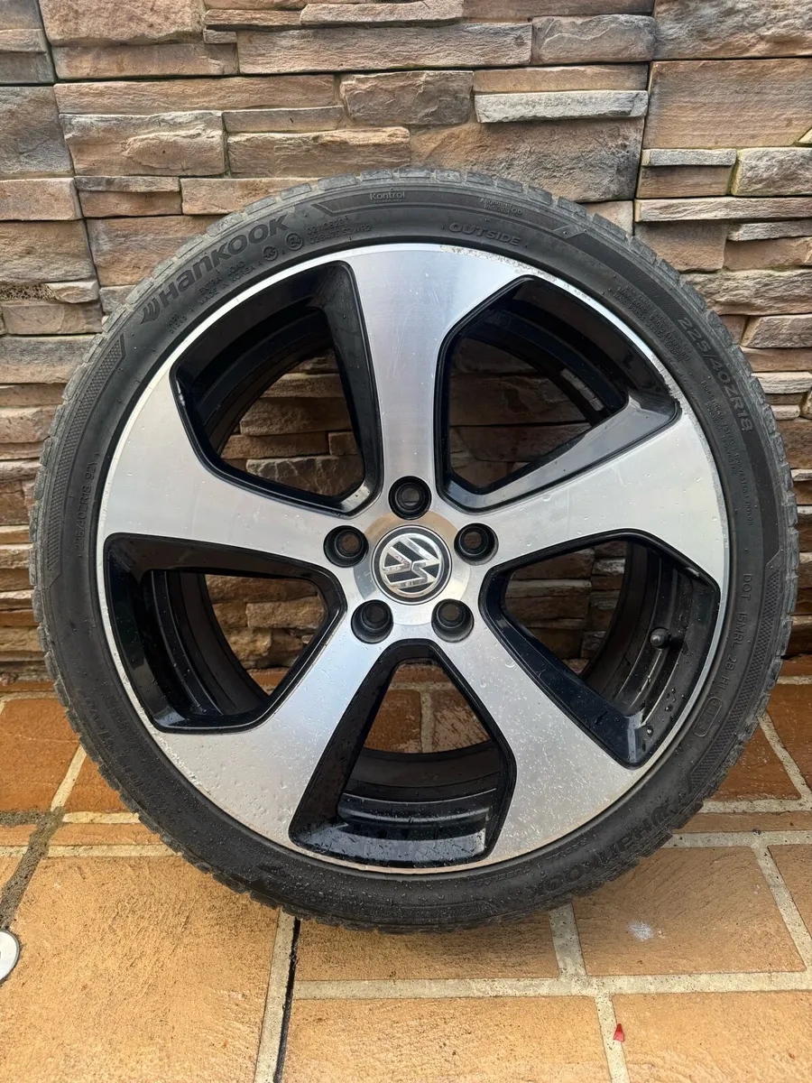 Genuine 18” VW golf gti alloys - Image 1