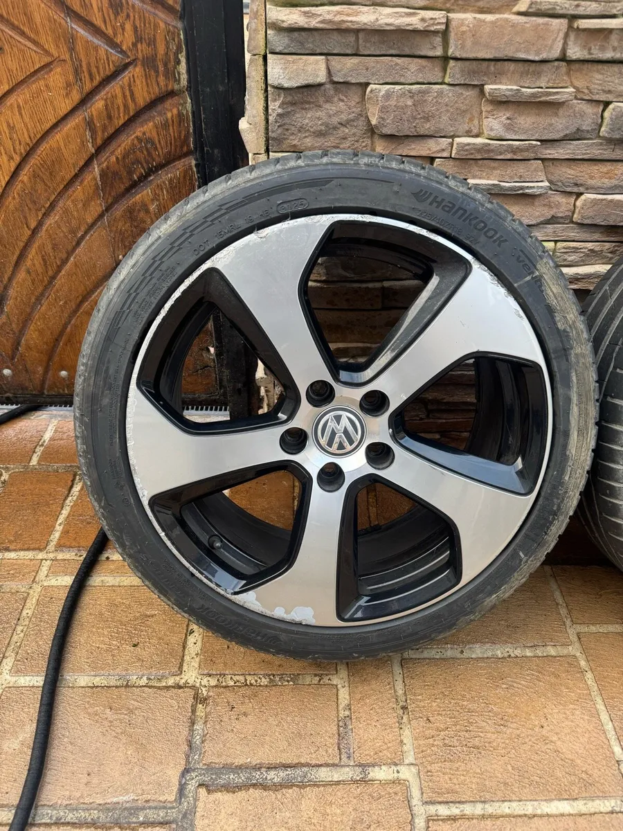 Genuine 18” VW golf gti alloys - Image 3