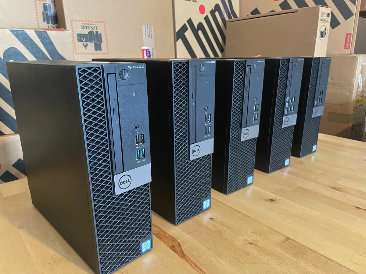 Dell Optiplex 5050 PCs-Quad i5-16Gb-Windows 11 Pro - Image 1