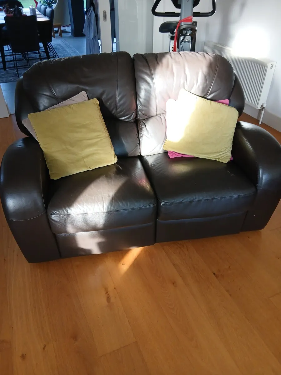 Leather Couchs for sale - Image 1