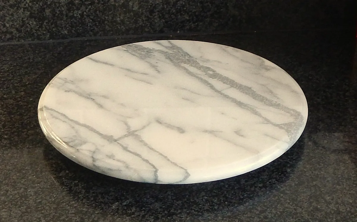 Marble Tabletop Lazy Susan - Image 1