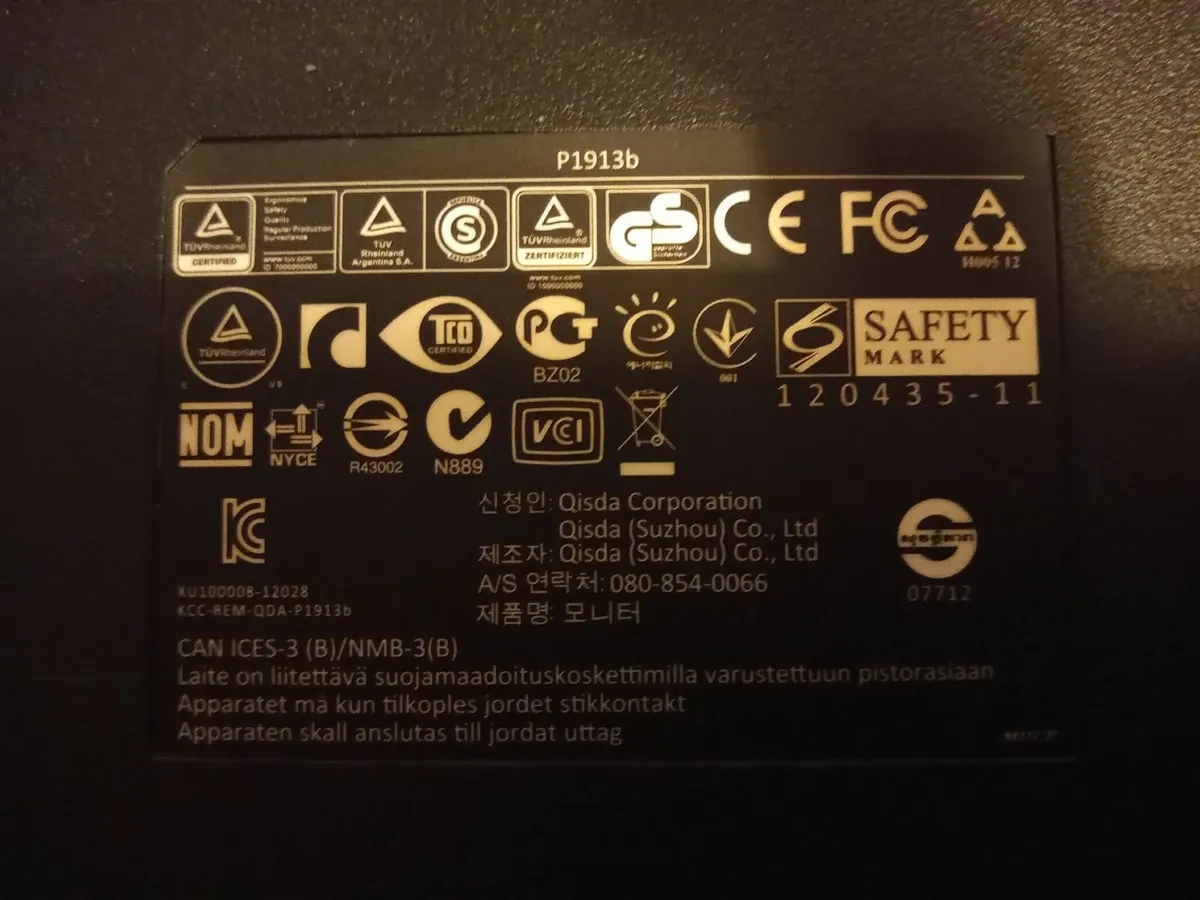 19 Dell Monitor P1913b - Image 3