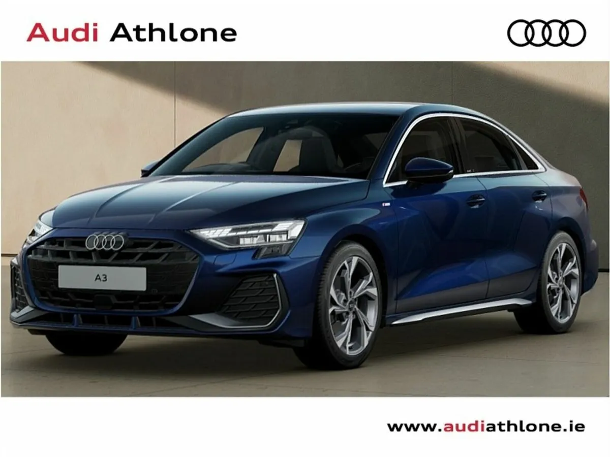 Audi A3 Saloon 2.0TDI 115BHP S-Line - IN STOCK FOR - Image 1