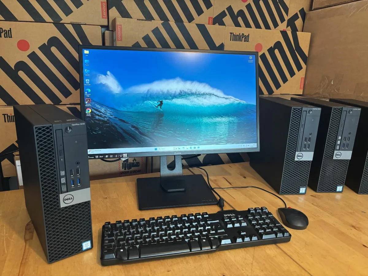 Dell Optiplex PC's-16Gb-24" Screen-Wifi-Windows 11 - Image 4