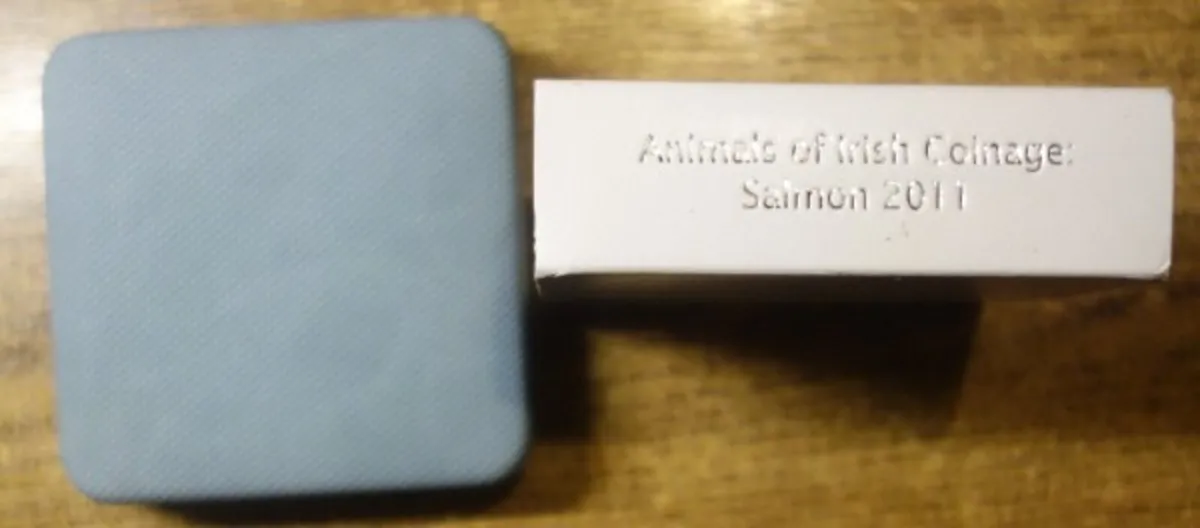 Ireland 15 euro silver proof coin 2011. Salmon - Image 3