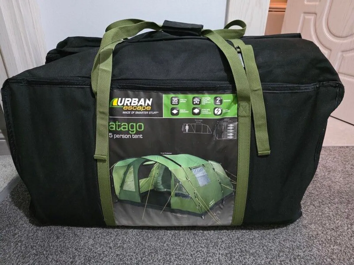 URBAN escape 5 man tent. Brand New (Never Opened) - Image 1