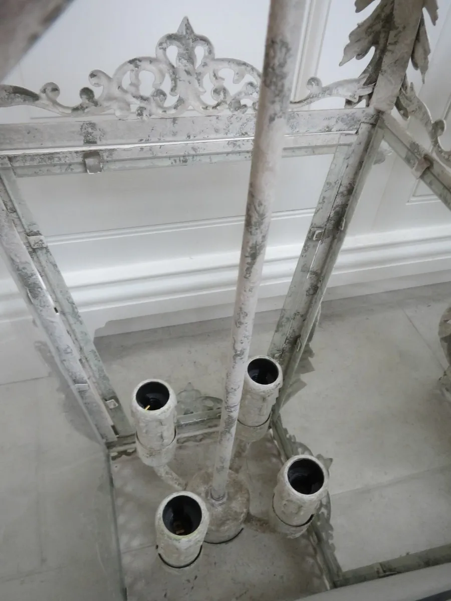 Rustic Country Iron Ceiling Light x2 - Image 4