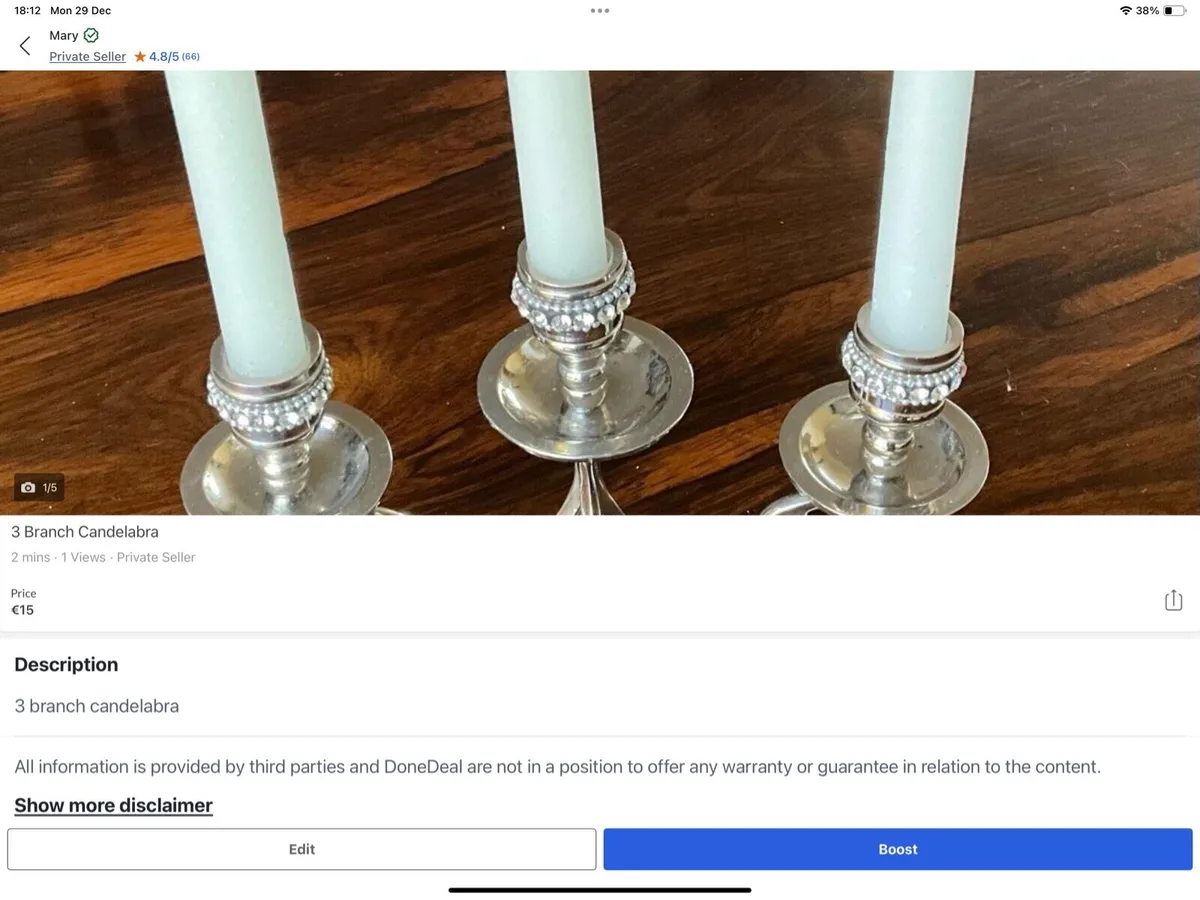 Beautiful Set of Vintage Kelloggs Cups/Saucers x 4 - Image 3