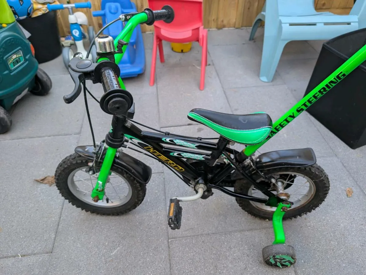 Toddler bicycle with adult steering - Image 1