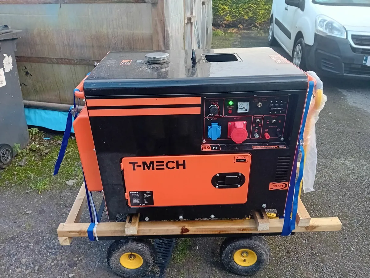 T-Mech  Silent Diesel Generator, 3 Phase - Image 2