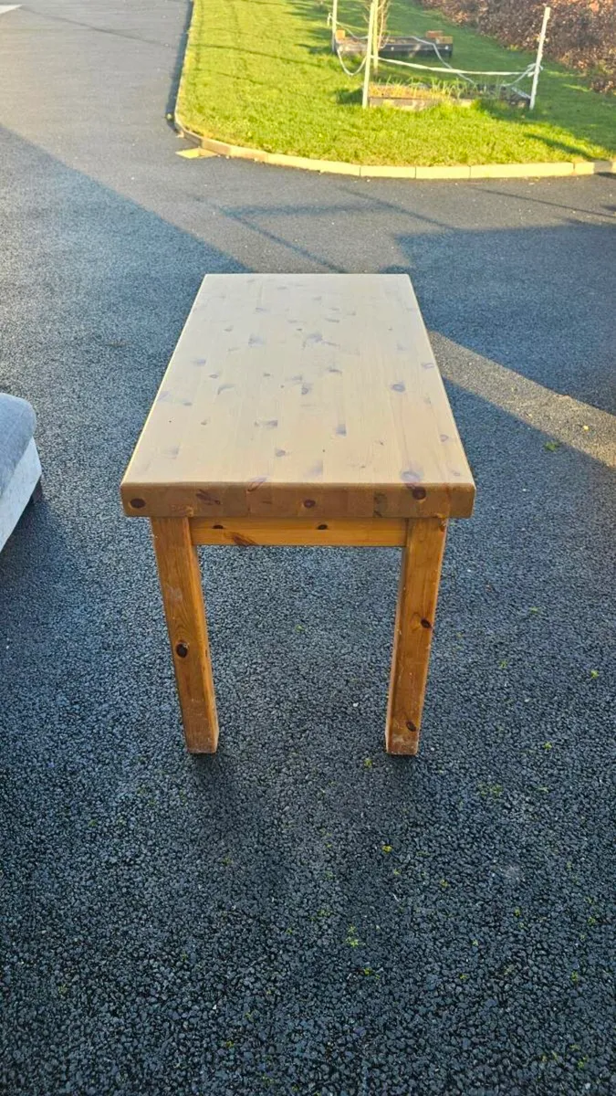 Butcher Block Table - Image 3