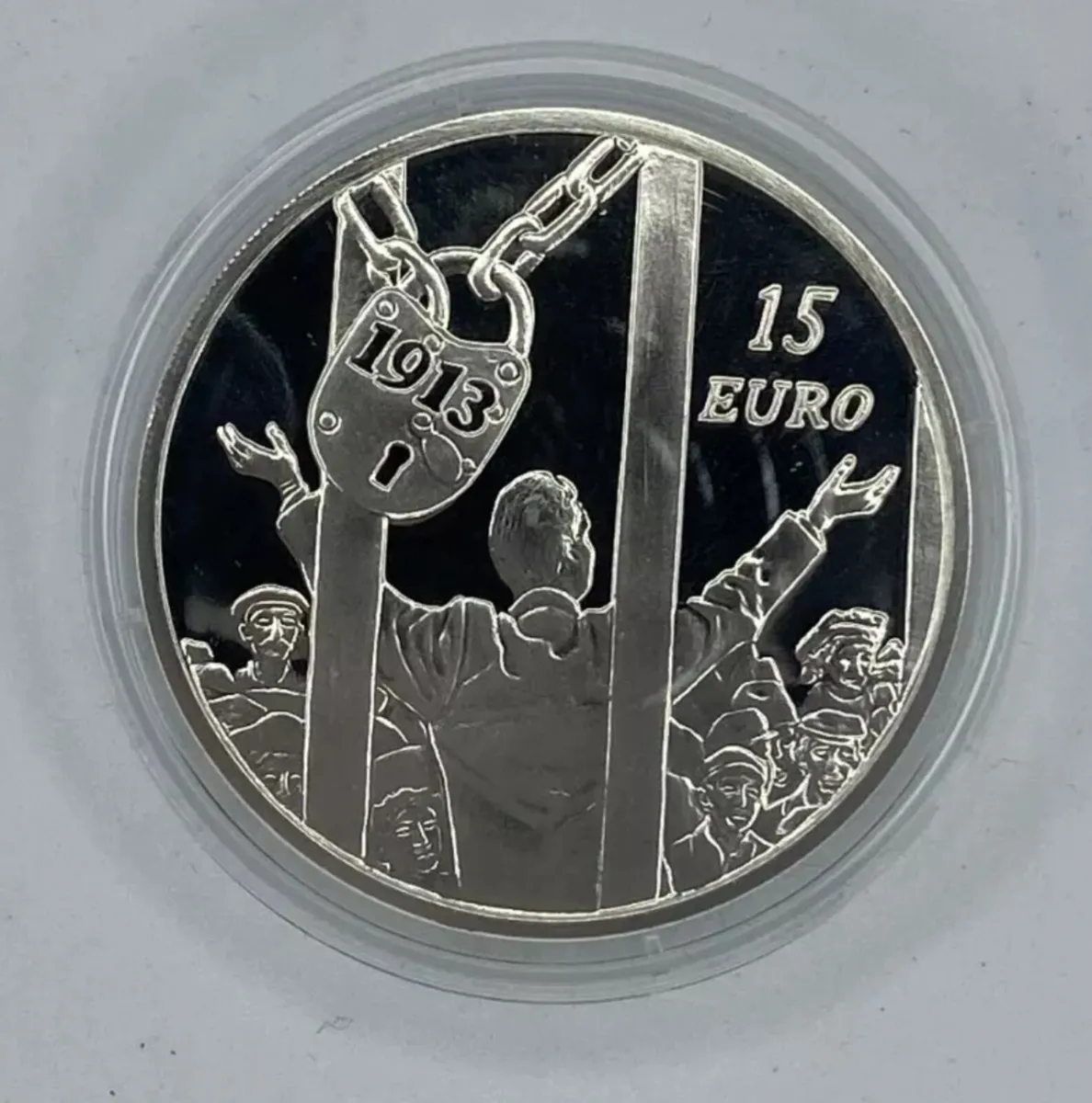 CENTENARY OF DUBLIN LOCKOUT STRIKE 1913 SILVER - Image 1