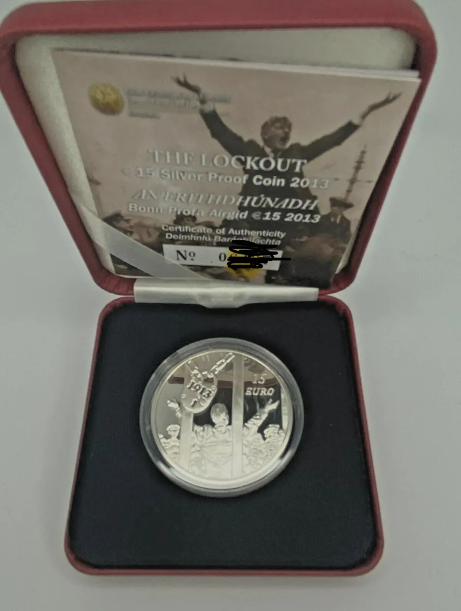 CENTENARY OF DUBLIN LOCKOUT STRIKE 1913 SILVER - Image 2