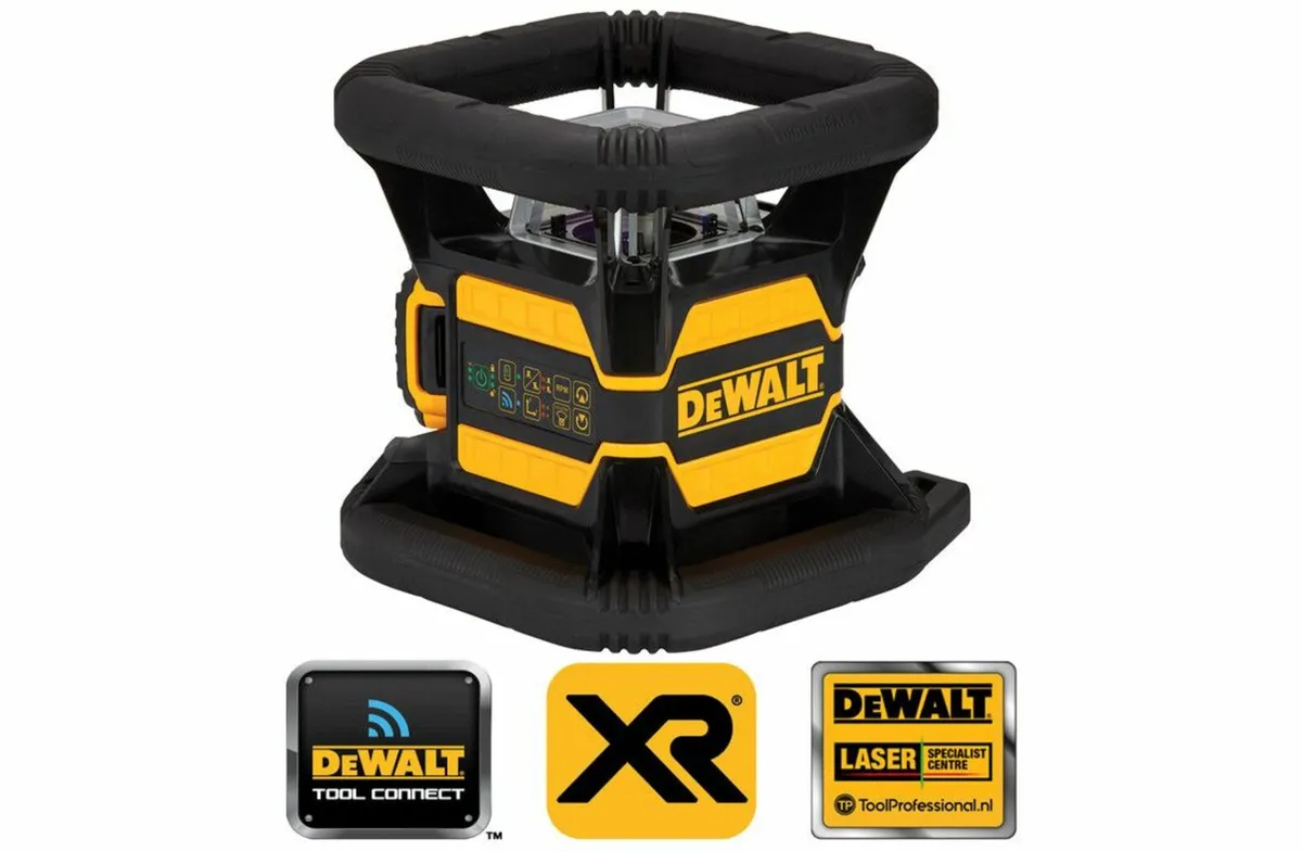 18V DeWALT Green Rotary Laser with Bluetooth - Image 4
