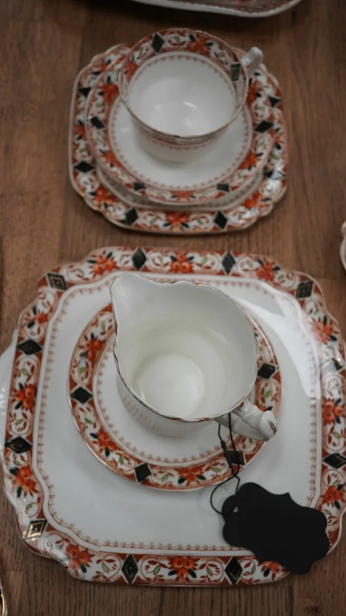 Wellington China Imari Tea Set (18pc)  c.1890-1920 - Image 3