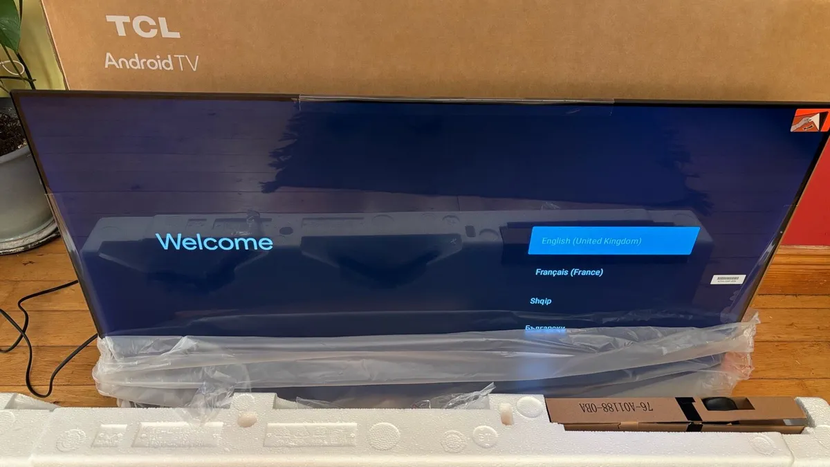 43 inch TCL QLED Android Smart TV - Brand New - Image 3