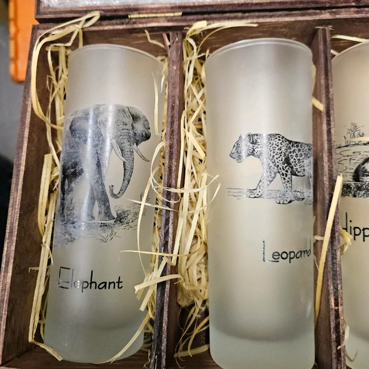 African frosted glasses - Image 2