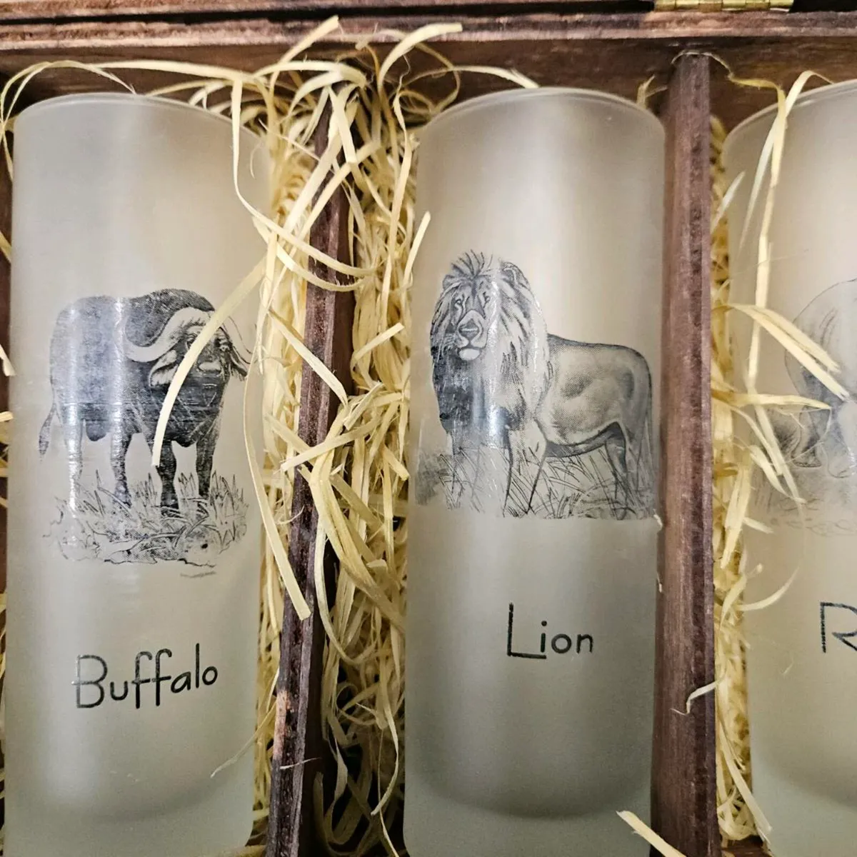 African frosted glasses - Image 4