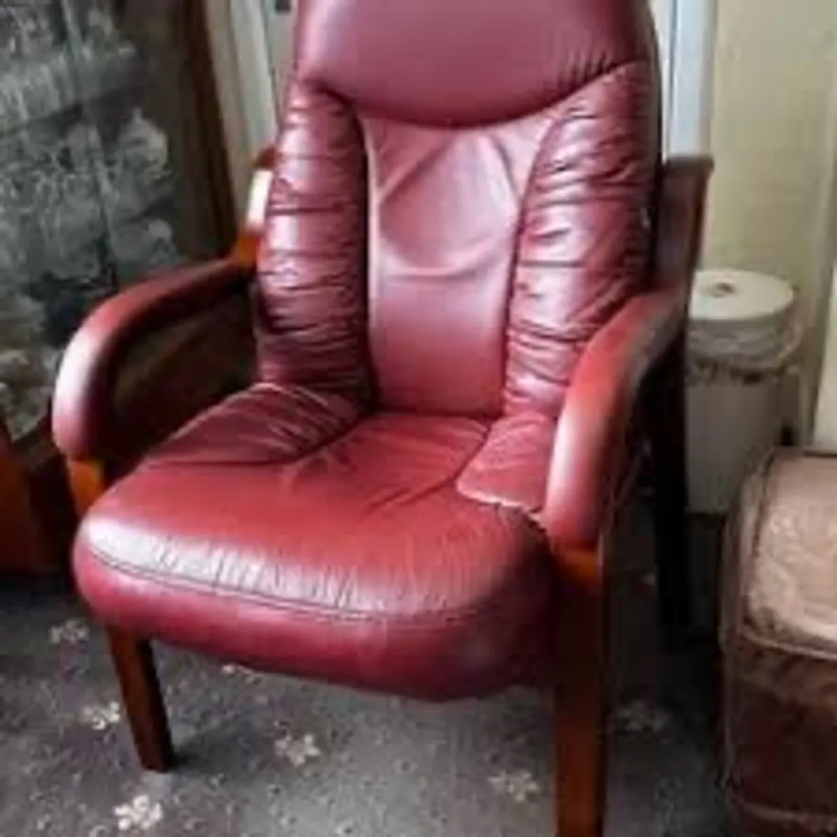 Leather chair