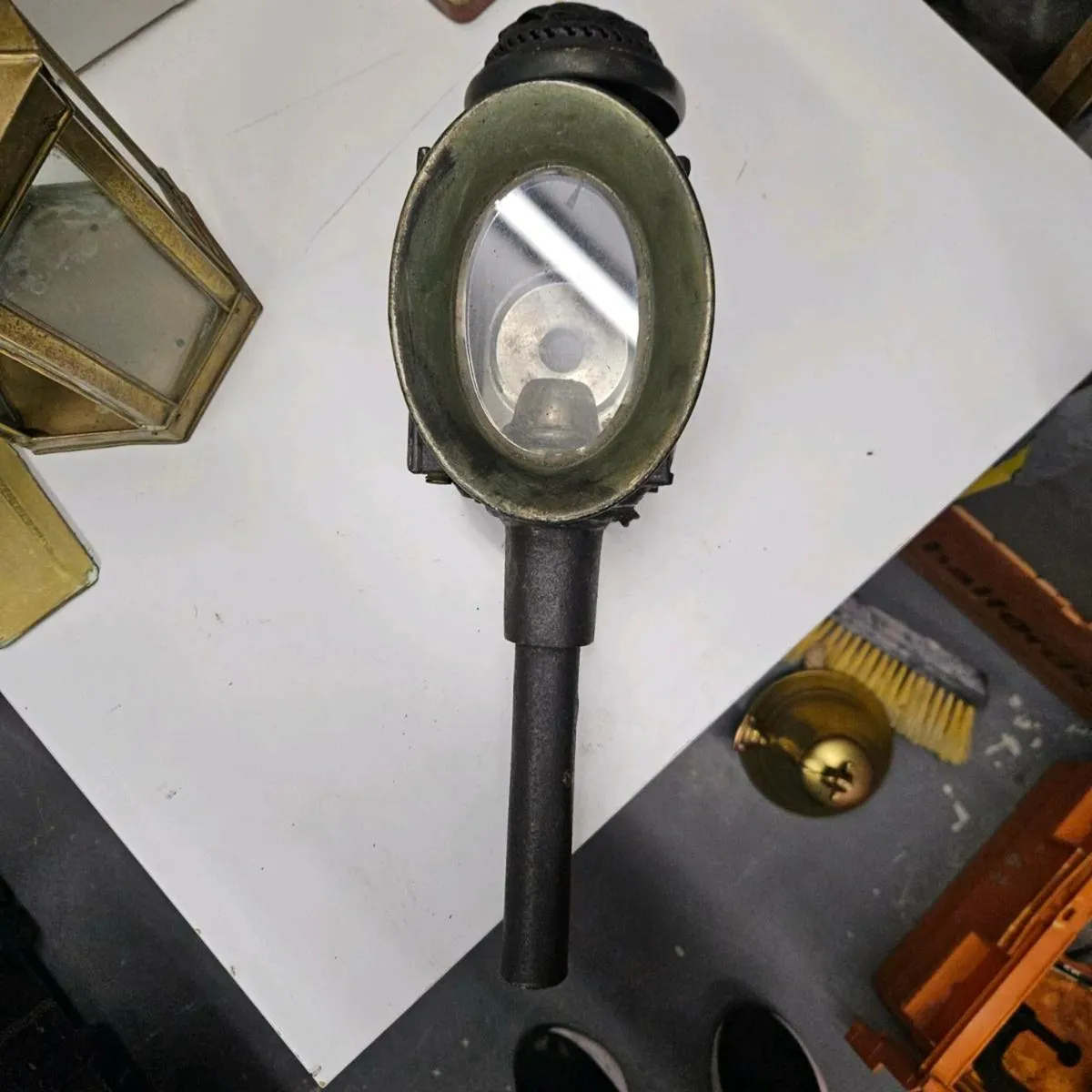 Antique carriage lamp - Image 1