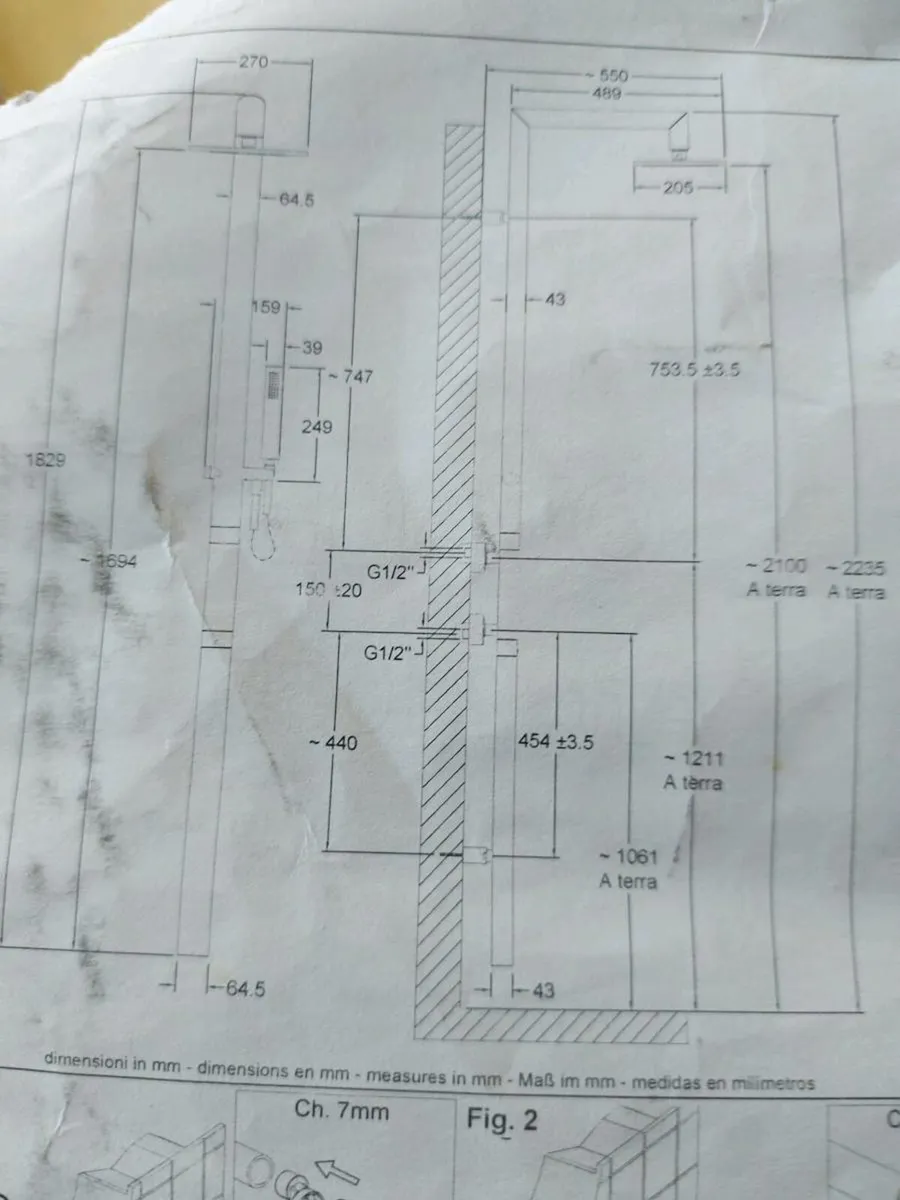 Heavy stainless steel shower - Image 4