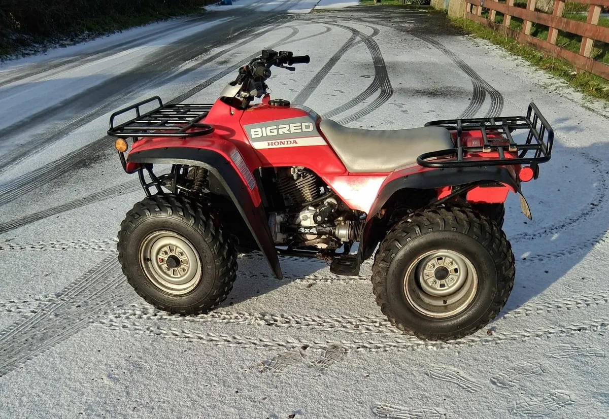 1993 honda big red 300 - Image 1