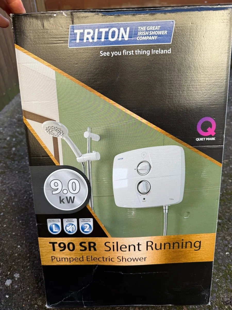 Triton T90SR pumped electric shower - Image 1
